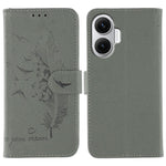 For Xiaomi Redmi Turbo 4 Pro 5G / Poco F7 5G Case Feather Imprint PU Leather Wallet Phone Cover