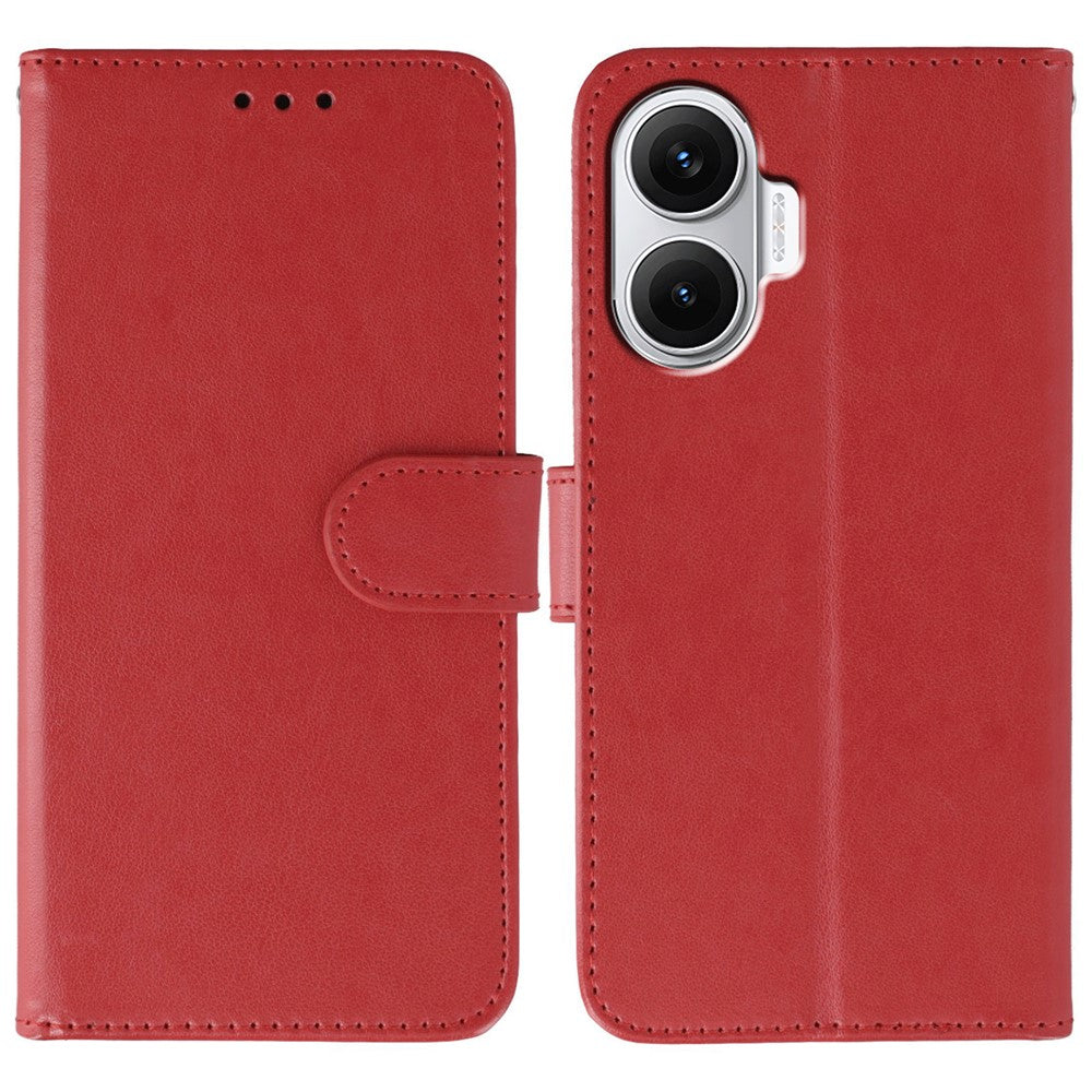 For Xiaomi Redmi Turbo 4 Pro 5G / Poco F7 5G Case PU Leather Flip Wallet Phone Cover with Strap