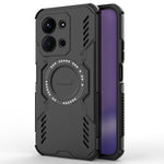 WANLONFENG For Xiaomi Redmi 15C 4G (EU) (173mm) / Xiaomi Redmi 15C 5G (EU) (173mm) Magnetic Case  DJ Series PC TPU Phone Cover with 2Pcs Tempered Glass Film
