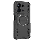 WANLONFENG Magnetiskt skal för Xiaomi Redmi 15C 4G (Global) (171 mm) DJ-serien PC TPU-mobilskydd med 2 st. härdat glasfilm