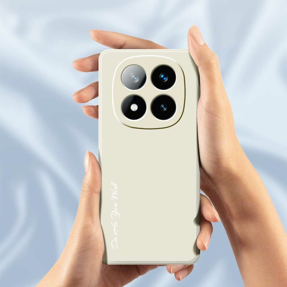 DO AS YOU WISH For Xiaomi Redmi Note 14 Pro 4G Case Straight Edge TPU Phone Back Cover Precise Cutouts