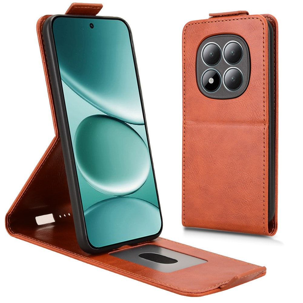 For Xiaomi Poco M8 Pro 5G / Redmi Note 15 Pro+ 5G (Global) Stand Case Magnetic Clasp Vertical Flip Leather Phone Cover with Card Holder