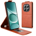 Xiaomi Poco M8 Pro 5G / Redmi Note 15 Pro+ 5G (Global) Stativfodral Magnetiskt Spänne Vertikalt Flip Lädermobilfodral med Korthållare