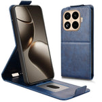 For Xiaomi 15T Pro Stand Case Magnetic Clasp Vertical Flip Leather Phone Cover with Card Holder