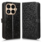 For Xiaomi 15T Pro Wallet Case Dot Pattern Imprint PU Leather Phone Cover with Wrist Strap