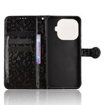 For Xiaomi 15T Pro Wallet Case Dot Pattern Imprint PU Leather Phone Cover with Wrist Strap