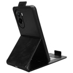 For Xiaomi Poco M7 4G (169mm)  /  Poco M7 Plus 5G Stand Case Magnetic Clasp Vertical Flip Leather Phone Cover with Card Holder