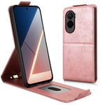 For Xiaomi Poco M7 4G (169mm)  /  Poco M7 Plus 5G Stand Case Magnetic Clasp Vertical Flip Leather Phone Cover with Card Holder