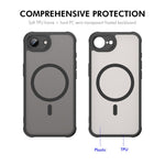 ENKAY HAT PRINCE For iPhone 17th / 16th Magnetic Case with 9H Tempered Glass PC TPU Matte Phone Cover