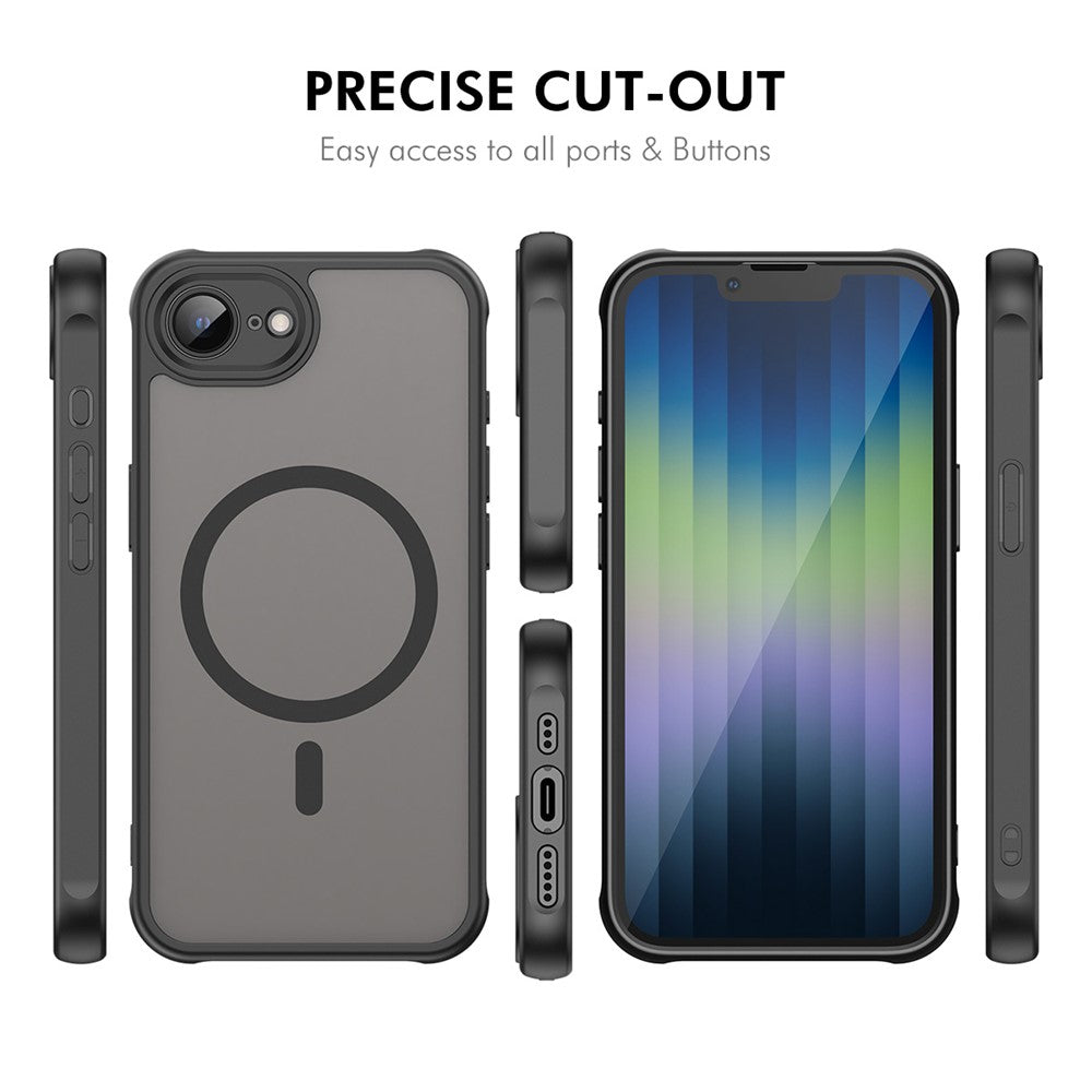 ENKAY HAT PRINCE For iPhone 17th / 16th Magnetic Case with 9H Tempered Glass PC TPU Matte Phone Cover