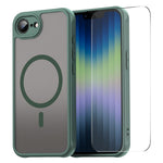 ENKAY HAT PRINCE For iPhone 17th / 16th Magnetic Case with 9H Tempered Glass PC TPU Matte Phone Cover