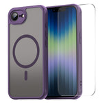 ENKAY HAT PRINCE For iPhone 17th / 16th Magnetic Case with 9H Tempered Glass PC TPU Matte Phone Cover