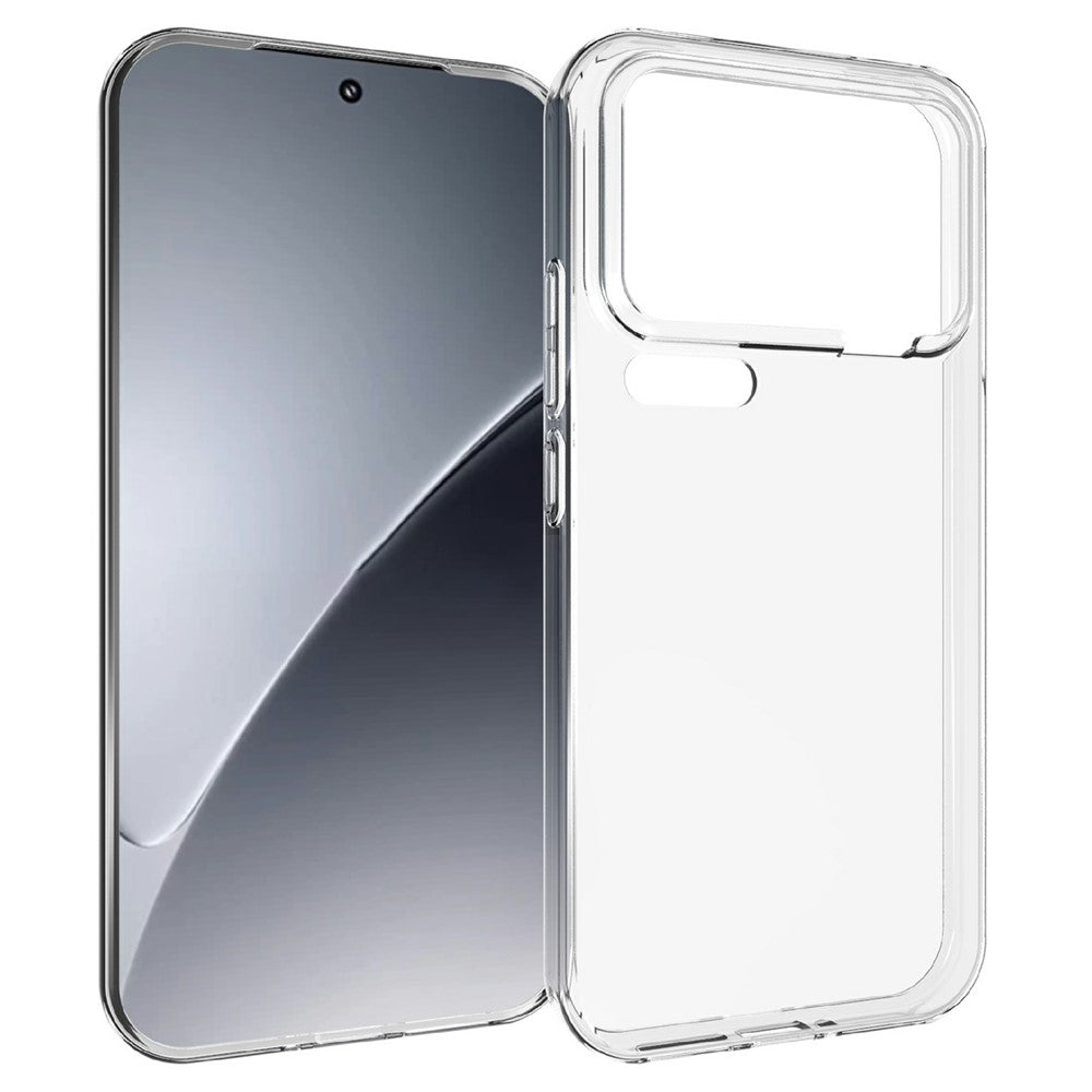 For Xiaomi 17 Pro Case Watermark Resistant TPU Clear Phone Back Cover