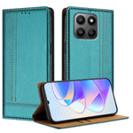 Til Honor 400 Smart 5G / 4G / X7d 4G cover L-formet gittermønster læder stander telefoncover med kortpladser