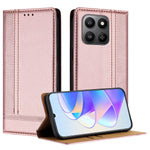 Til Honor 400 Smart 5G / 4G / X7d 4G cover L-formet gittermønster læder stander telefoncover med kortpladser