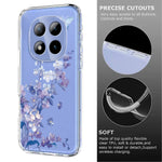 For Xiaomi Poco M8 Pro 5G / Redmi Note 15 Pro+ 5G (Global) Case Butterfly Floral Pattern Printing TPU Phone Back Cover