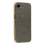 Til iPhone 17e / 16e Telefoncover Kulfibertekstureret Elektrobelagt TPU Bagcover