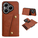 For Huawei Pura 80 Case with Card Slots Kickstand Leather + TPU Phone Cover