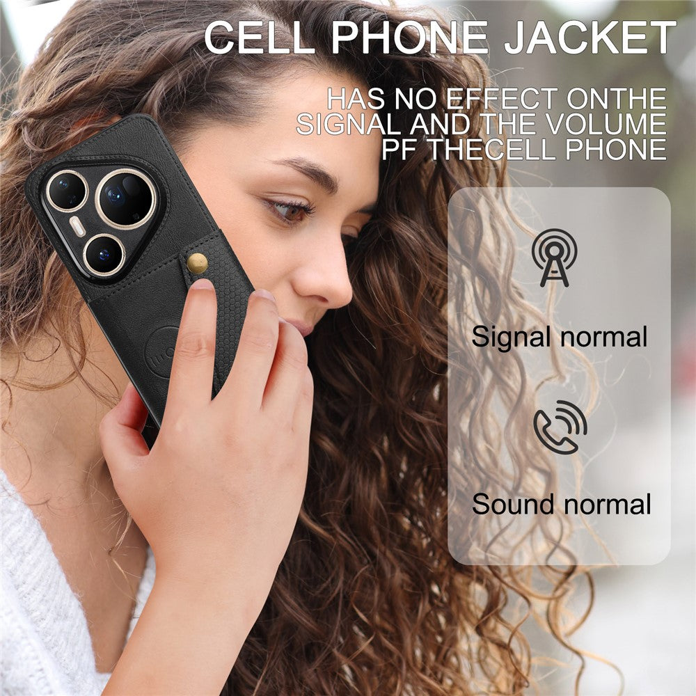 For Huawei Pura 80 Ultra Case with Card Slots Kickstand Leather + TPU Phone Cover