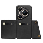 For Huawei Pura 80 Ultra Case with Card Slots Kickstand Leather + TPU Phone Cover