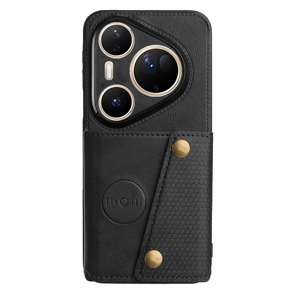 For Huawei Pura 80 Ultra Case with Card Slots Kickstand Leather + TPU Phone Cover