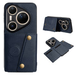 For Huawei Pura 80 Ultra Case with Card Slots Kickstand Leather + TPU Phone Cover