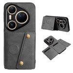 For Huawei Pura 80 Ultra Case with Card Slots Kickstand Leather + TPU Phone Cover