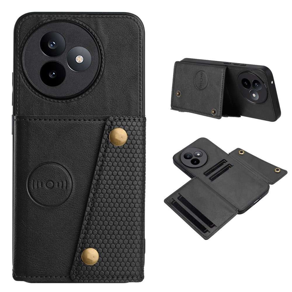 For Xiaomi Redmi K80 Ultra 5G Case with Card Slots Kickstand Leather + TPU Phone Cover