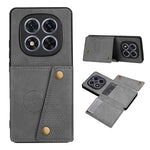 For Xiaomi Redmi Note 15 Pro 5G (Global) Case with Card Slots Kickstand Leather + TPU Phone Cover