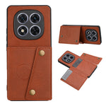 For Xiaomi Redmi Note 15 Pro 5G (Global) Case with Card Slots Kickstand Leather + TPU Phone Cover