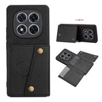 For Xiaomi Redmi Note 15 Pro 5G (Global) Case with Card Slots Kickstand Leather + TPU Phone Cover