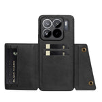 For Xiaomi 15S Pro Case with Card Slots Kickstand Leather + TPU Phone Cover