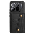 For Xiaomi 15S Pro Case with Card Slots Kickstand Leather + TPU Phone Cover