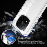 Phone Case For Xiaomi Redmi Note 14 Pro 5G / Note 14 Pro+ 5G / Poco X7 5G TPU Frame Clear Acrylic Back Cover with PET Film