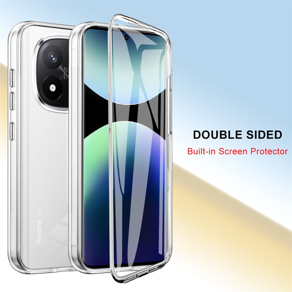 Phone Case For Xiaomi Redmi Note 14 Pro 5G / Note 14 Pro+ 5G / Poco X7 5G TPU Frame Clear Acrylic Back Cover with PET Film