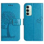 For Xiaomi Redmi 15 4G (EU) (171mm) Case PU Leather Owl Tree Imprinted Wallet Phone Cover with Strap