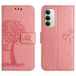 For Xiaomi Redmi 15 4G (EU) (171mm) Case PU Leather Owl Tree Imprinted Wallet Phone Cover with Strap