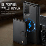 JEEHOOD For Samsung Galaxy S20 Plus 4G Case  J09 RFID Blocking Card Holder Leather Back Phone Cover Magnetic Case