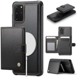 JEEHOOD For Samsung Galaxy S20 Plus 4G Case  J09 RFID Blocking Card Holder Leather Back Phone Cover Magnetic Case