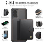 JEEHOOD For Samsung Galaxy S20 Plus 4G Case  J09 RFID Blocking Card Holder Leather Back Phone Cover Magnetic Case