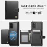 JEEHOOD For Samsung Galaxy S20 Plus 4G Case  J09 RFID Blocking Card Holder Leather Back Phone Cover Magnetic Case