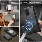 JEEHOOD For Samsung Galaxy S20 Plus 4G Case  J09 RFID Blocking Card Holder Leather Back Phone Cover Magnetic Case