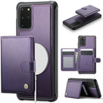 JEEHOOD For Samsung Galaxy S20 Plus 4G Case  J09 RFID Blocking Card Holder Leather Back Phone Cover Magnetic Case