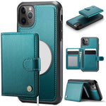 JEEHOOD Til iPhone 11 Pro Cover J09 RFID Blokerende Kortholder Læder Bagcover Kompatibel med MagSafe