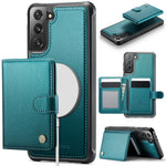 JEEHOOD For Samsung Galaxy S21+ 5G Case  J09 RFID Blocking Card Holder Leather Back Phone Cover Magnetic Case