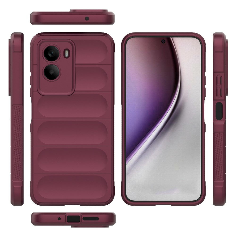 For Xiaomi Poco M7 4G (169mm)  /  Poco M7 Plus 5G Case Anti-Drop Soft TPU Rugged Phone Back Cover