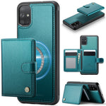 JEEHOOD For Samsung Galaxy A51 4G SM-A515 Case  J09 RFID Blocking Card Holder Leather Back Phone Cover Magnetic Case