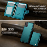 JEEHOOD For Samsung Galaxy A51 4G SM-A515 Case  J09 RFID Blocking Card Holder Leather Back Phone Cover Magnetic Case