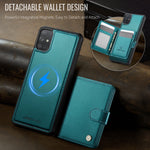 JEEHOOD For Samsung Galaxy A51 4G SM-A515 Case  J09 RFID Blocking Card Holder Leather Back Phone Cover Magnetic Case