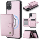 JEEHOOD For Samsung Galaxy A51 4G SM-A515 Case  J09 RFID Blocking Card Holder Leather Back Phone Cover Magnetic Case